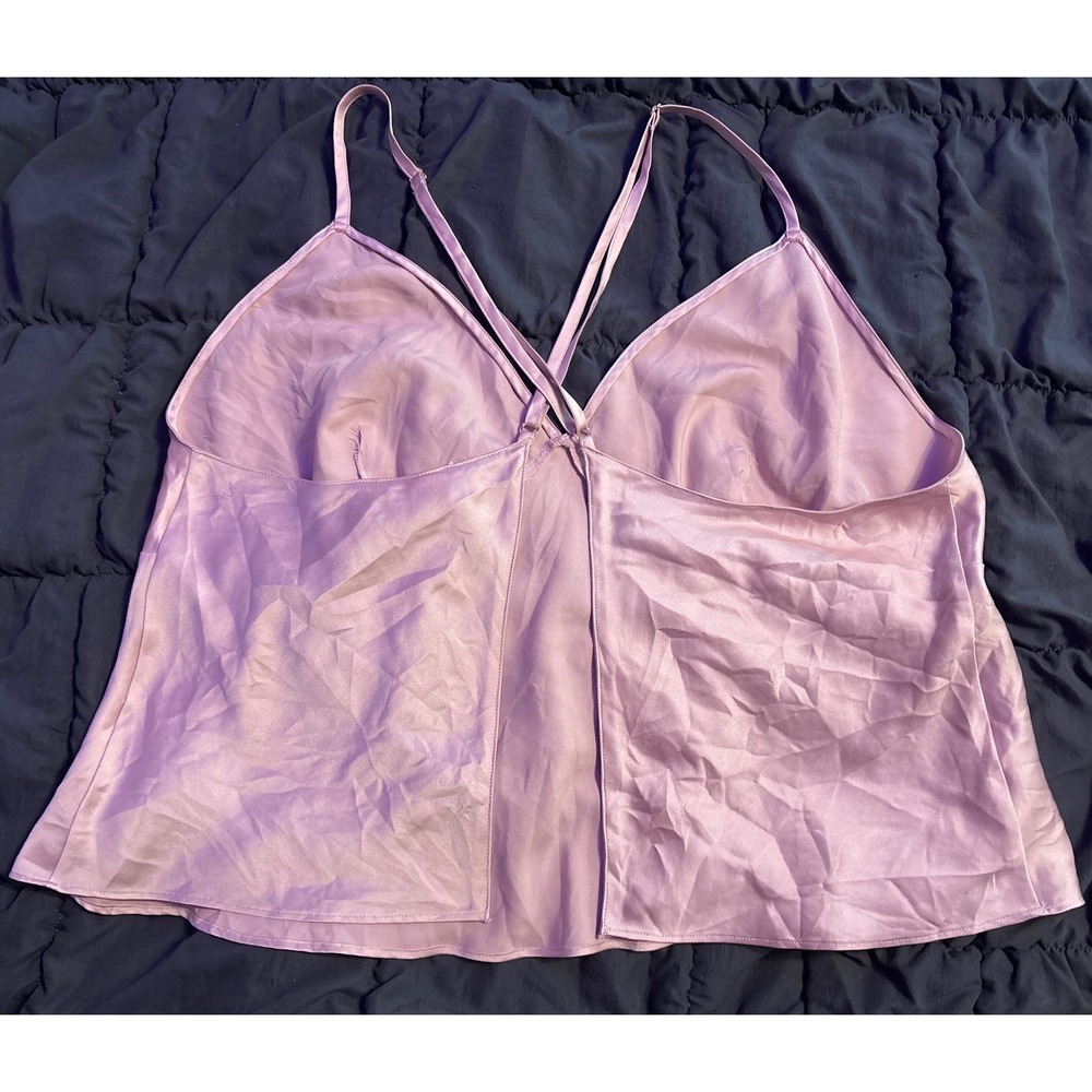 Victoria's Secret Women's Pink Satin Strappy Camisole Lingerie Top Size XXL - Picture 3 of 7